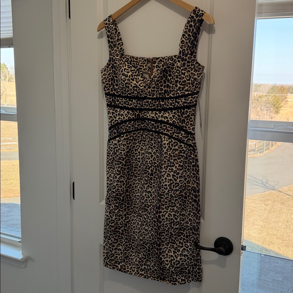 NWT! Size 7/8 XOXO Animal Print Midi Dress